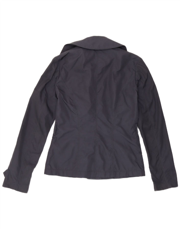 Refrigiwear Gabardina corta para mujer UK 44 Poliéster azul marino medio
