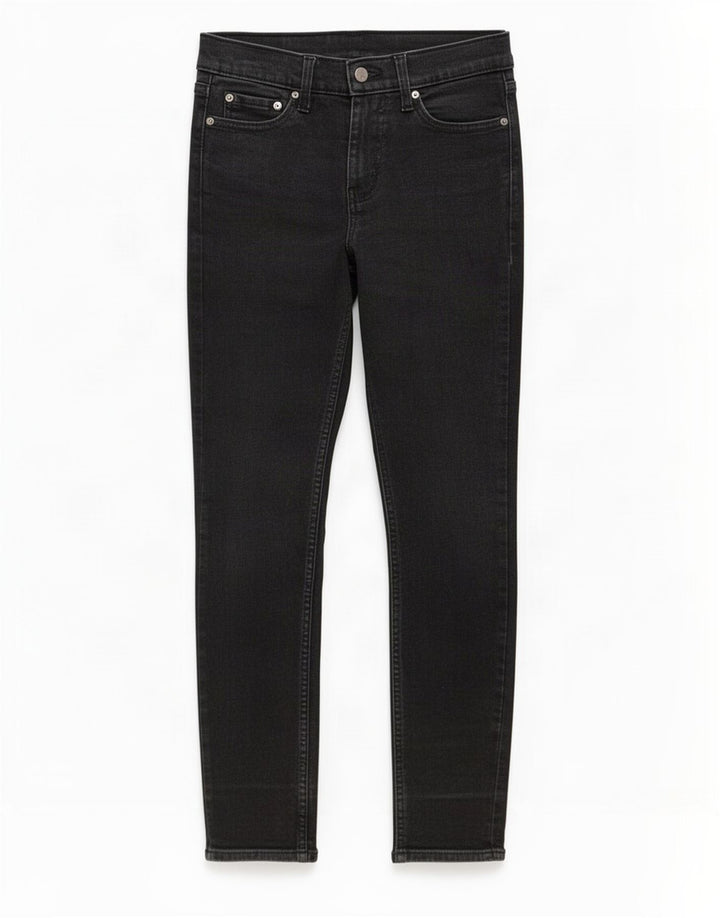 Levi's Hombre 511 Slim Jeans W28 L29 Algodón Negro
