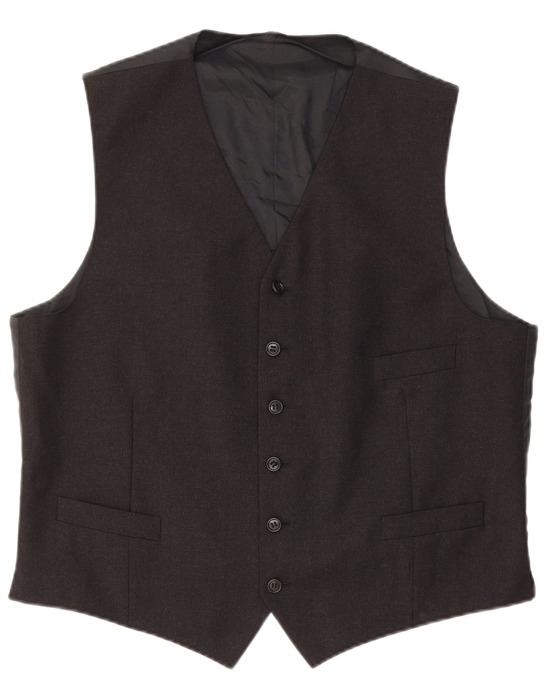Chaleco vintage para hombre medio negro
