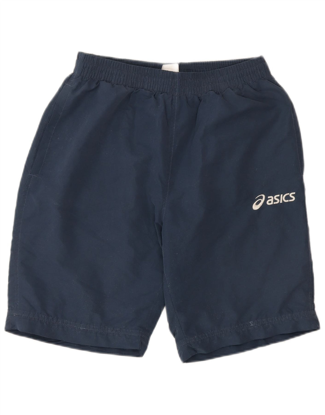 ASICS Pantalones cortos deportivos para hombre poliéster azul marino medio