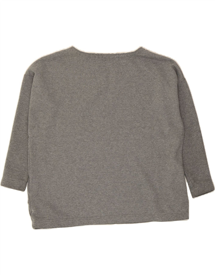 REPLAY Womens Oversized Sweatshirt Jumper UK 14 Medium  Grey Vintage Replay and Second-Hand Replay from Messina Hembry 