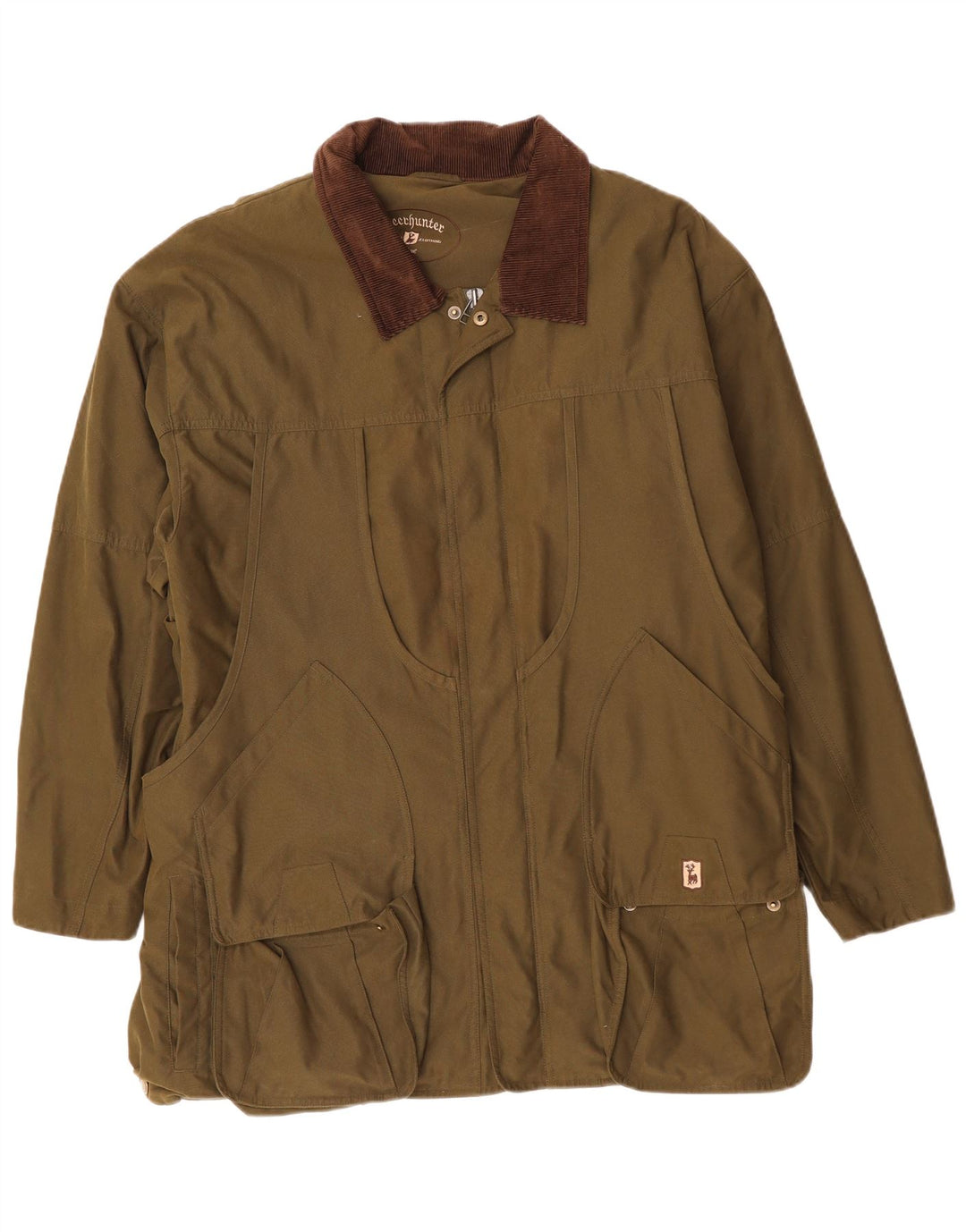 DEERHUNTER Chaqueta utilitaria para hombre UK 44 2XL Caqui Poliamida