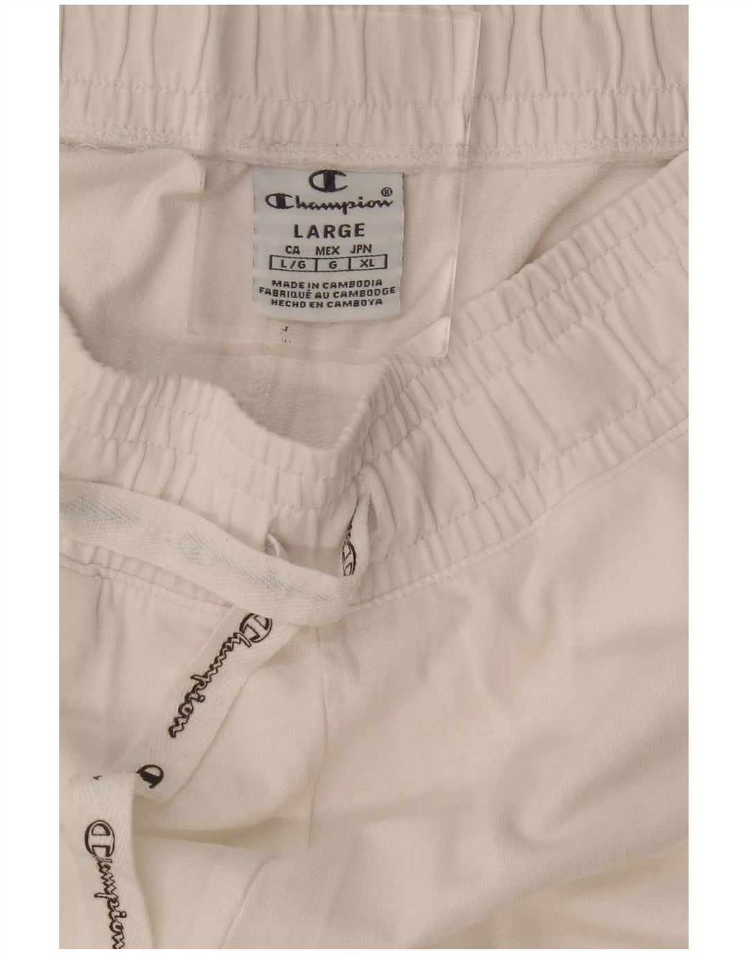 Champion - Pantalones de chándal para mujer, talla 40, color blanco