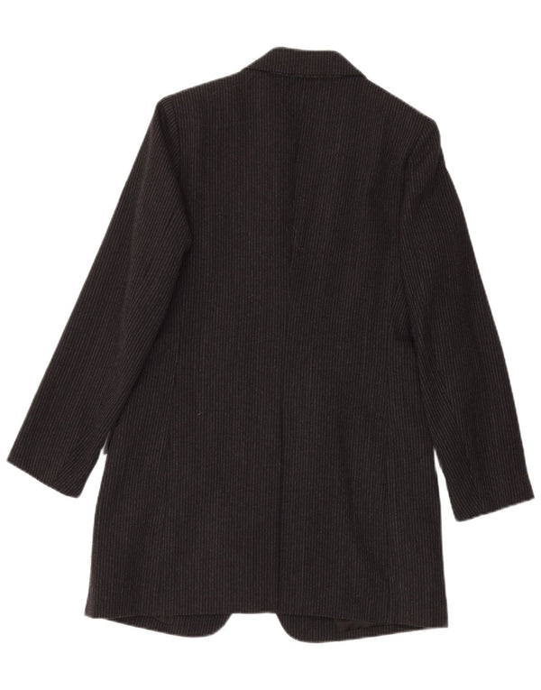 Alberto Biani Chaqueta Blazer Mujer IT 42 Clásico Rayas Gris Medio