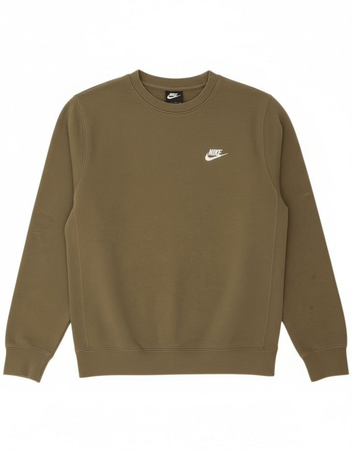Sudadera Nike Hombre Jumper XS Caqui Algodón