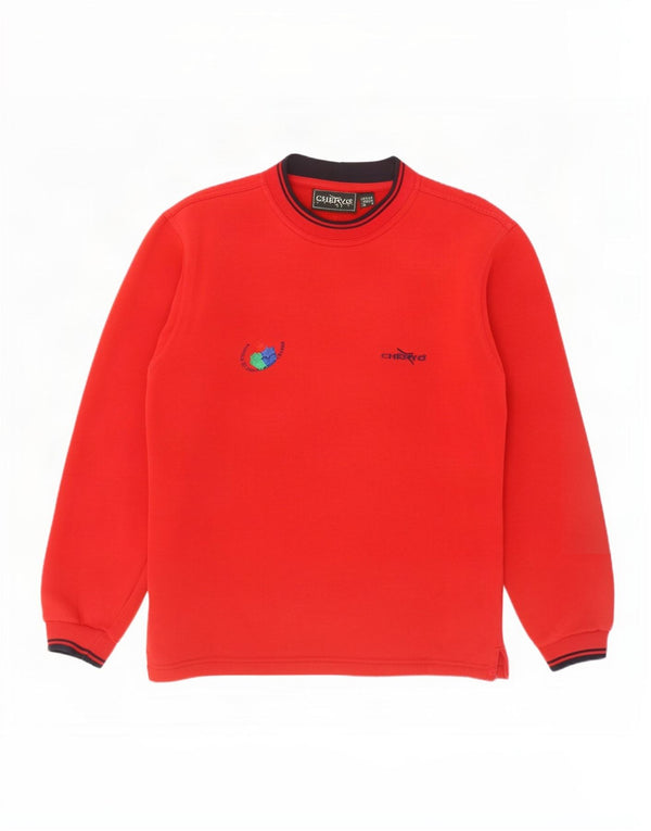 Chervo Sudadera Suelta para Hombre Jersey UK 32 2XS Rojo