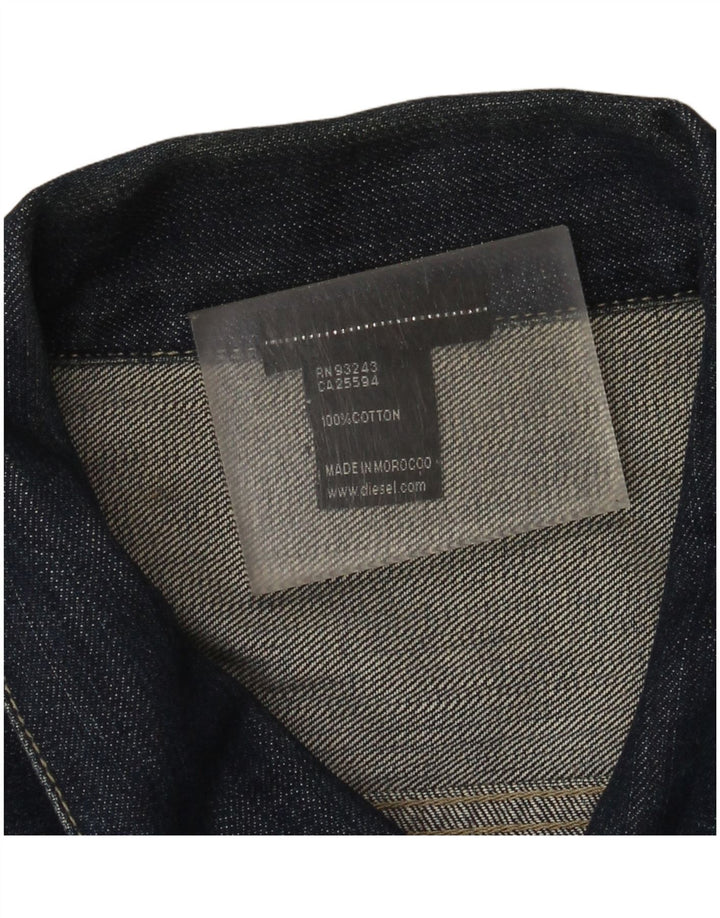 Diesel Chaqueta Vaquera para Hombre UK 44 2XL Algodón Azul Marino