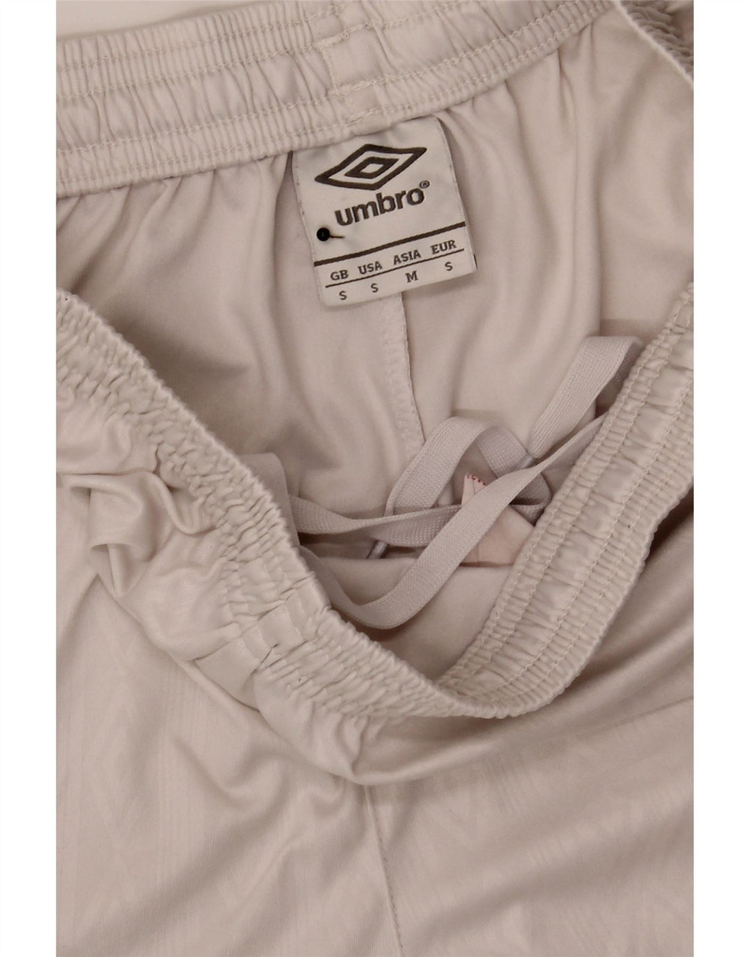 Pantalones Cortos Deportivos Umbro Hombre Pequeño Poliéster Blanco