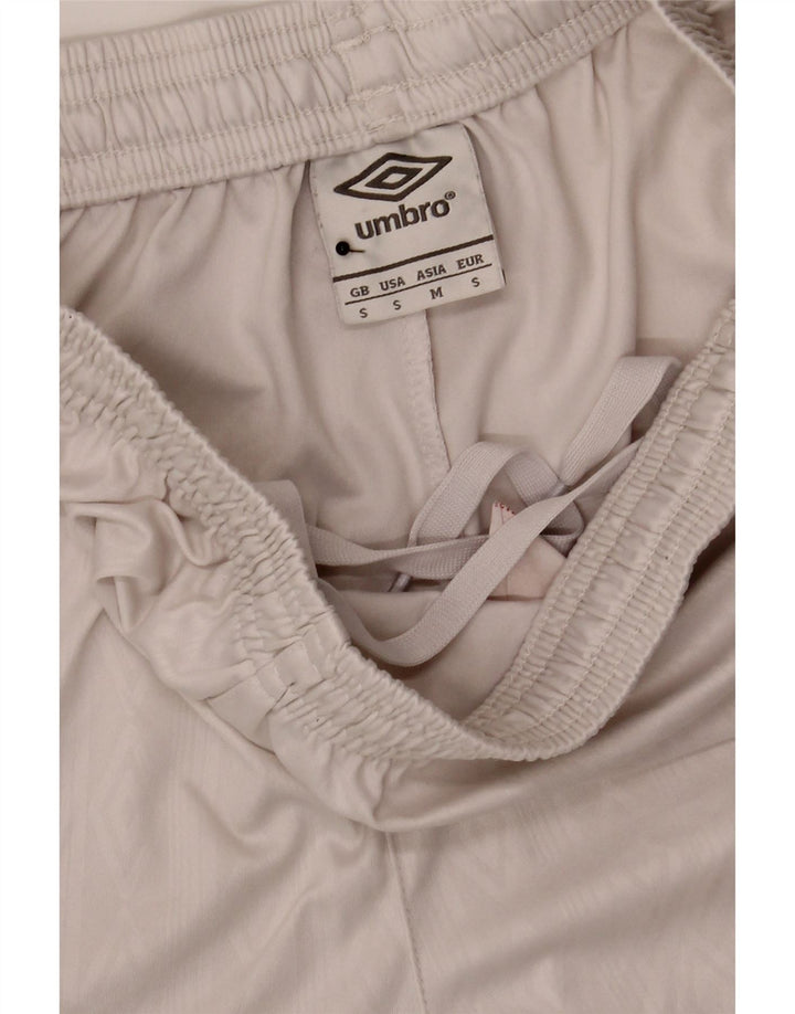 Pantalones Cortos Deportivos Umbro Hombre Pequeño Poliéster Blanco