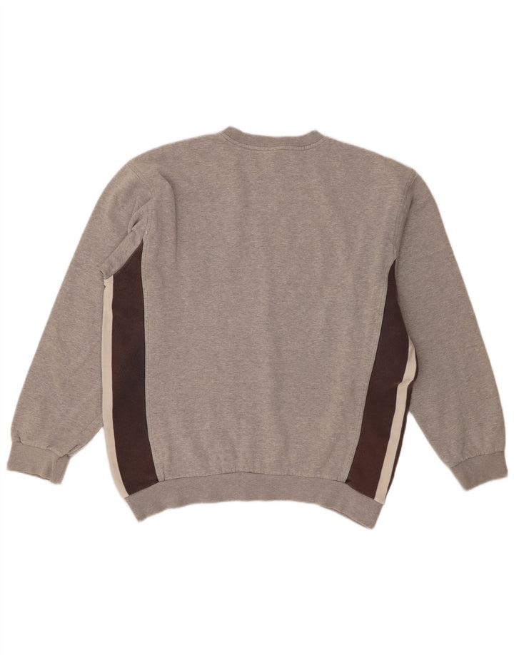 Nike - Sudadera tipo jersey para hombre, talla grande, color gris, algodón