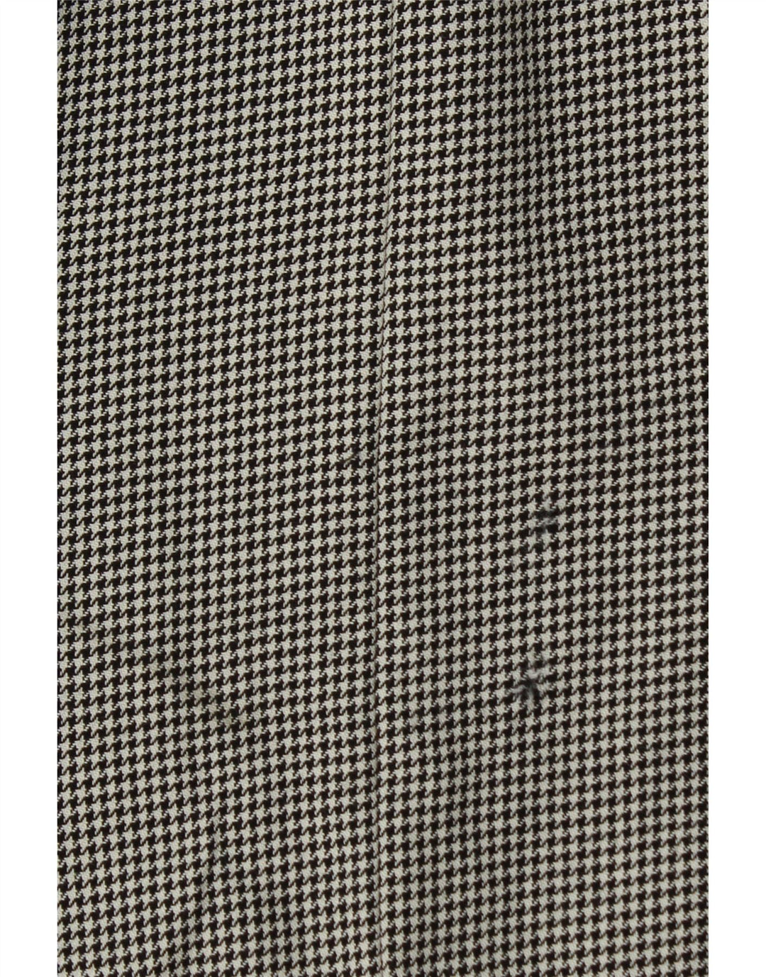 VINTAGE Chaqueta Blazer de 2 botones para hombre Reino Unido 42 XL Lana nueva de pata de gallo negra