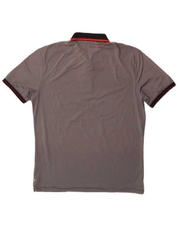 Polo Calvin Klein para hombre Poliéster a rayas gris medio
