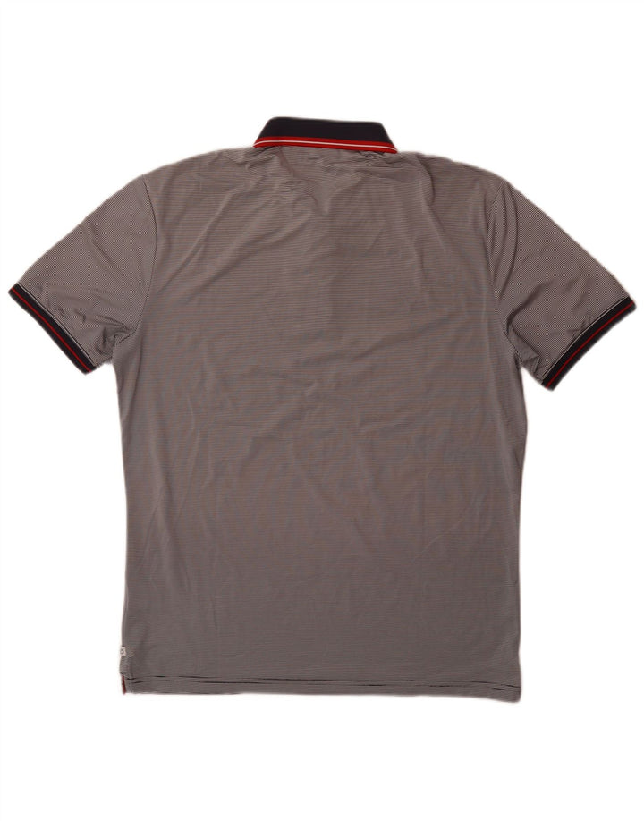 Polo Calvin Klein para hombre Poliéster a rayas gris medio