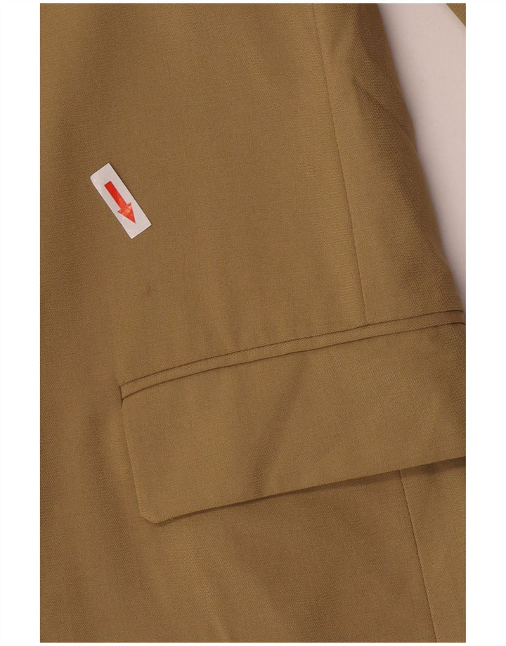 Topshop Chaqueta tipo blazer con doble botonadura para mujer UK 40 Poliéster beige medio