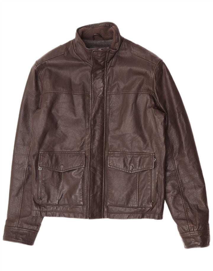 Conbipel Chaqueta De Cuero Hombre IT 48 Cuero Marrón Medio