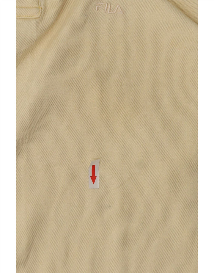 Fila Polo Hombre IT 50 Medium Off White Algodón