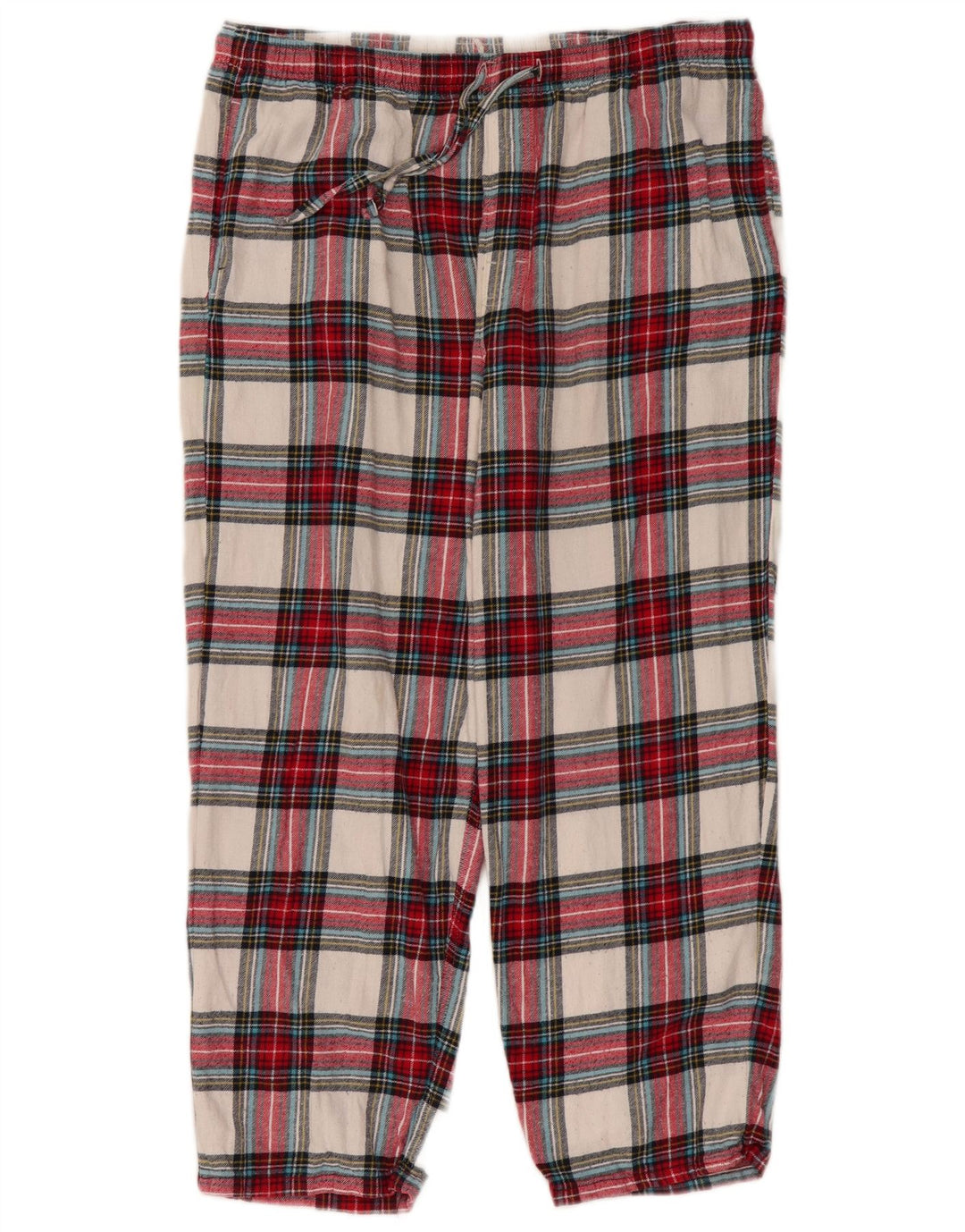 Marks & Spencer - Pantalón chino para mujer, talla grande, W34 L26, cuadros multicolor