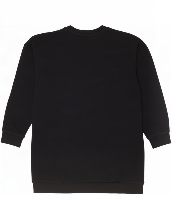 Adidas Vestido tipo sudadera extragrande para mujer UK 12/14 Mediano Negro