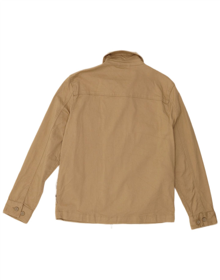 ZARA Cazadora Bomber Hombre UK 38 Algodón Beige Medio