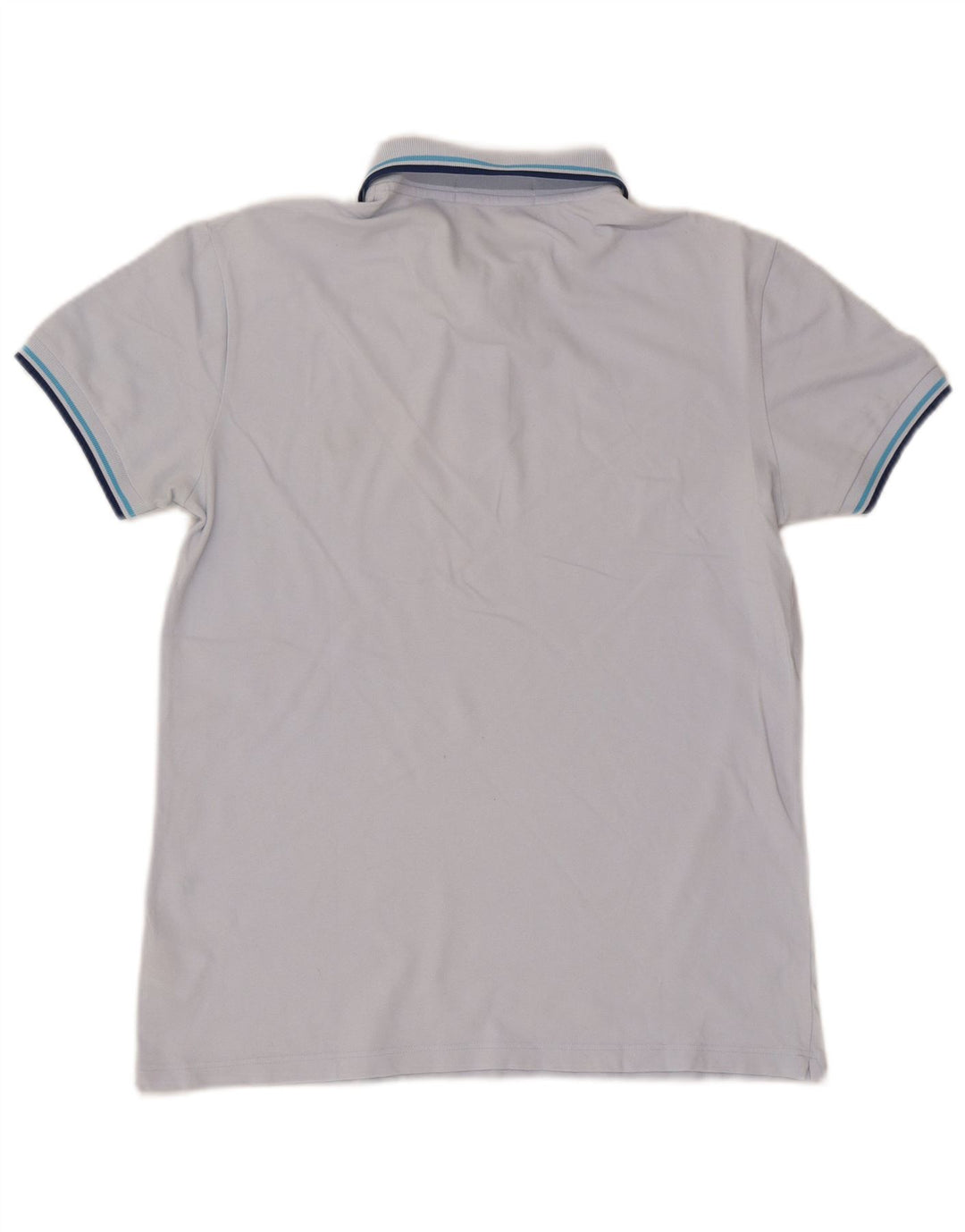 Polo Fred Perry Hombre De Algodón A Rayas Azul Medio