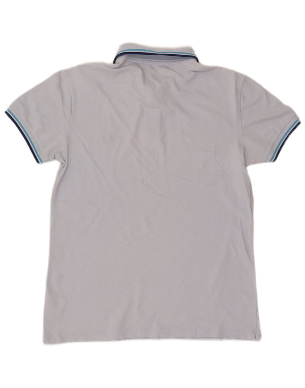 Polo Fred Perry Hombre De Algodón A Rayas Azul Medio