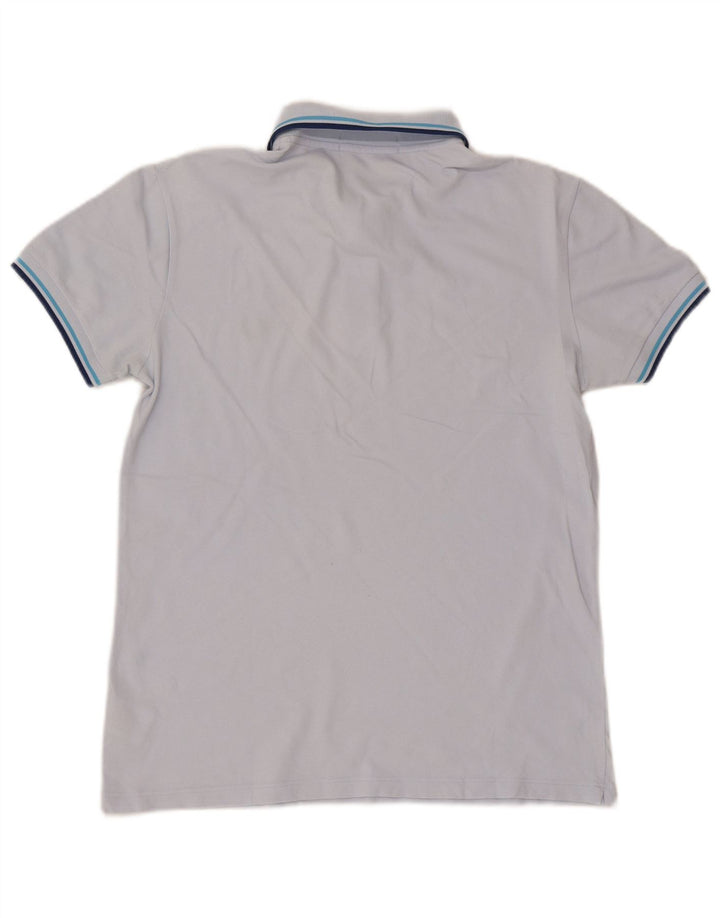 Polo Fred Perry Hombre De Algodón A Rayas Azul Medio