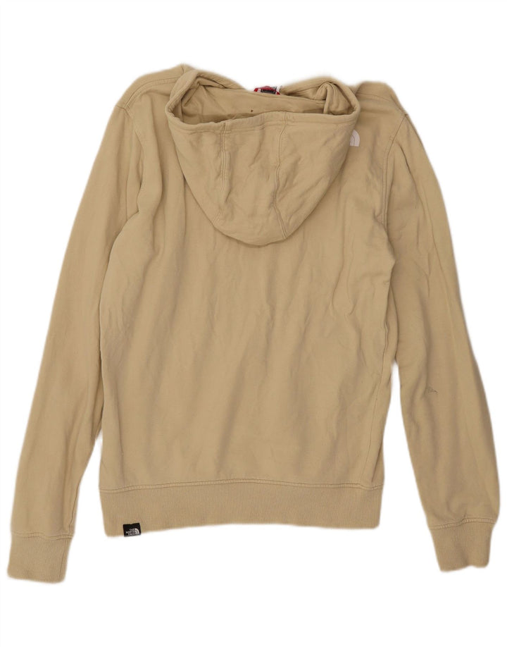 THE NORTH FACE Jersey con capucha para hombre, talla pequeña, algodón beige