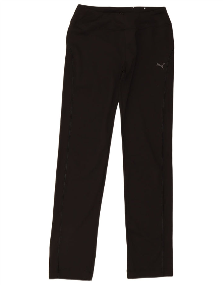 Puma Pantalones de chándal para mujer UK 12 Medium Negro Poliéster