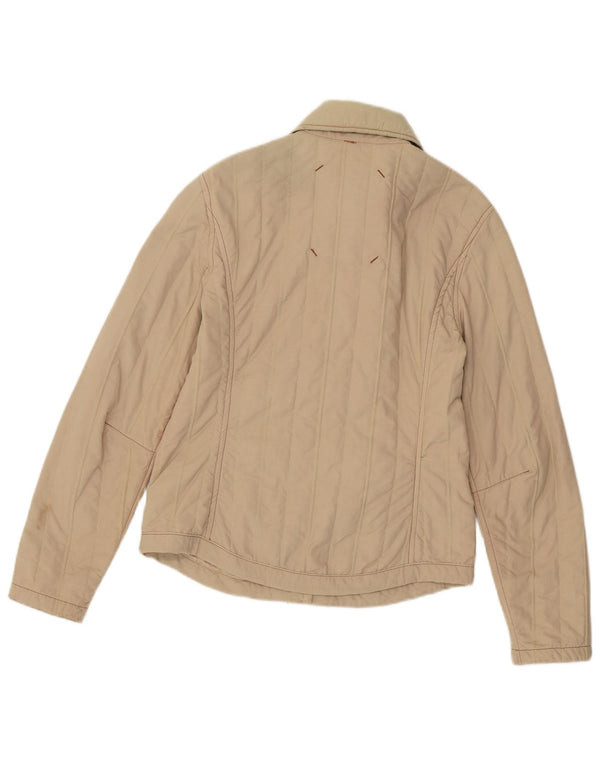 Murphy & Nye Chaqueta Bomber para Mujer UK 12 Medio Beige Poliamida