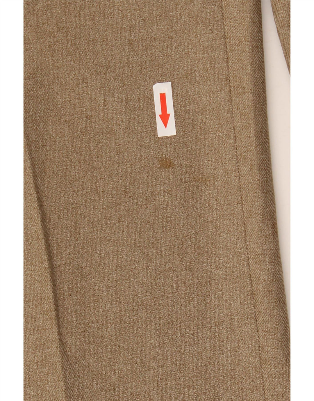 Marks & Spencer Pantalón chino recto para hombre W32 L31 Poliéster beige