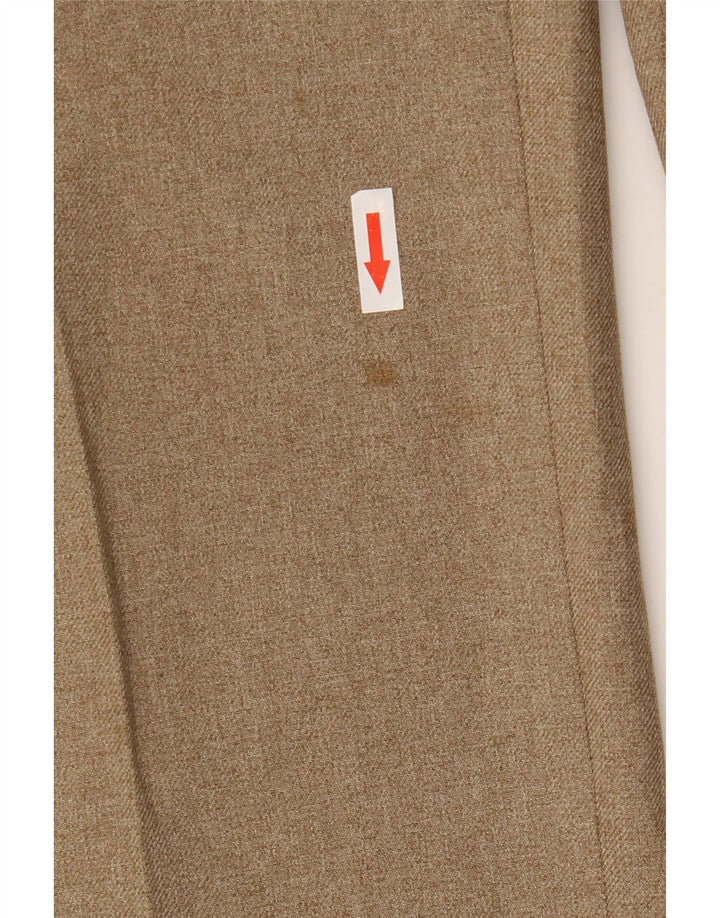 Marks & Spencer Pantalón chino recto para hombre W32 L31 Poliéster beige