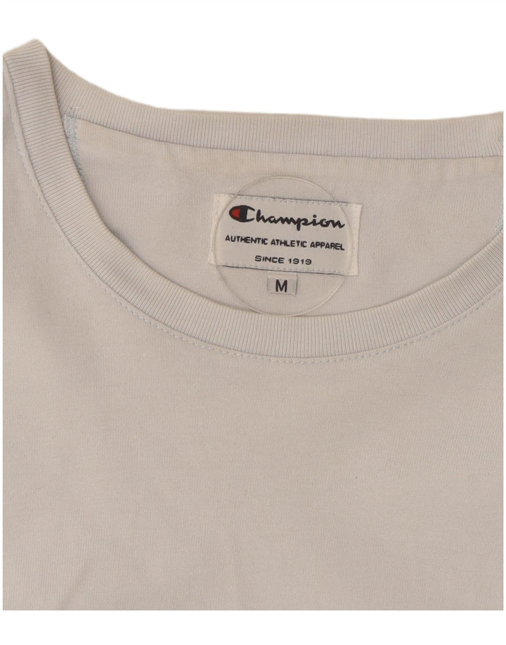 Champion Mujer Top Manga Larga UK 44 Algodón Gris Medio