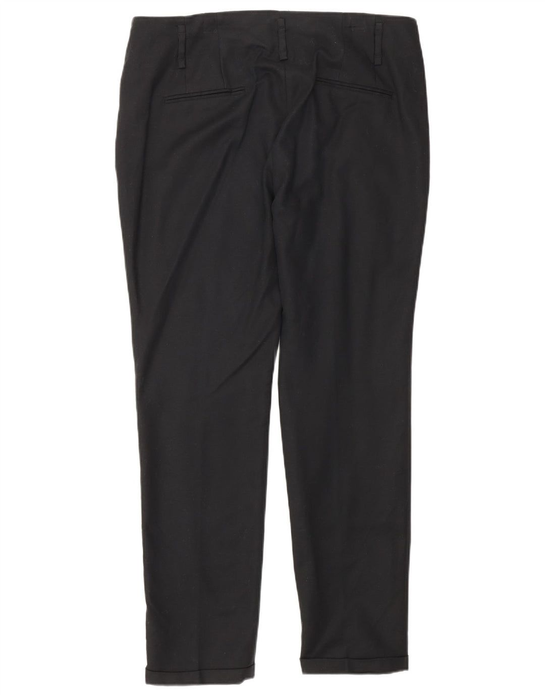ZARA Womens Slim Suit Trousers EU 40 Medium W30 L28 Black