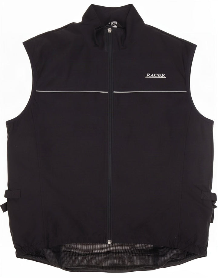 Chaleco Shamp para hombre UK 40 Large Poliéster negro