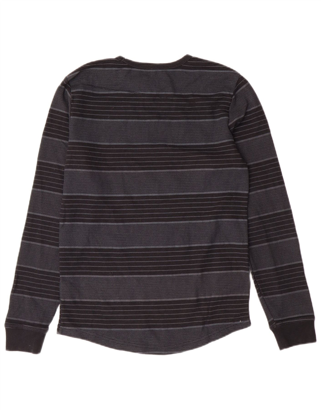 Volcom Camiseta de manga larga para niño 11-12 años Grande gris poliéster a rayas