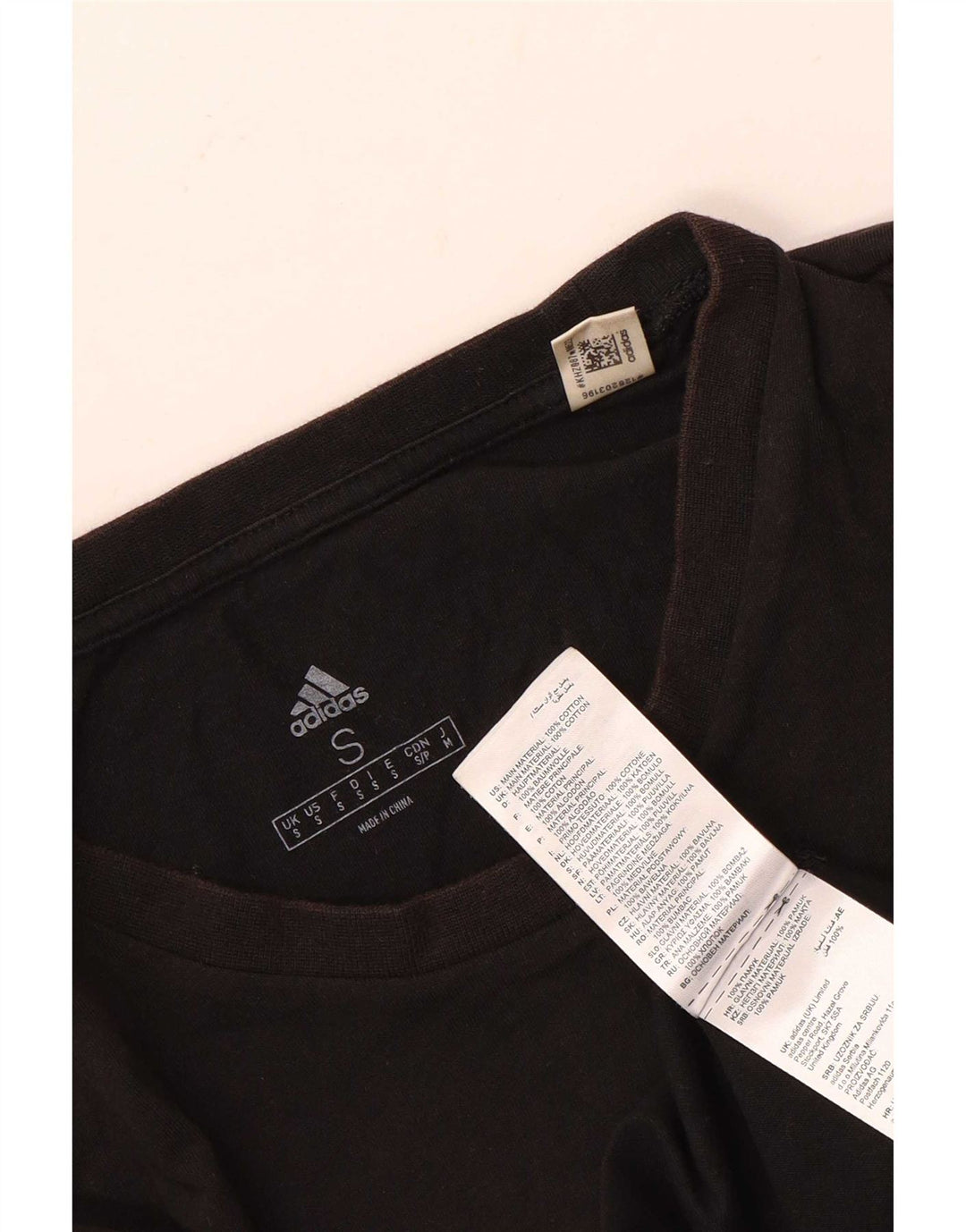 ADIDAS Camiseta Hombre Top Small Algodón Negro