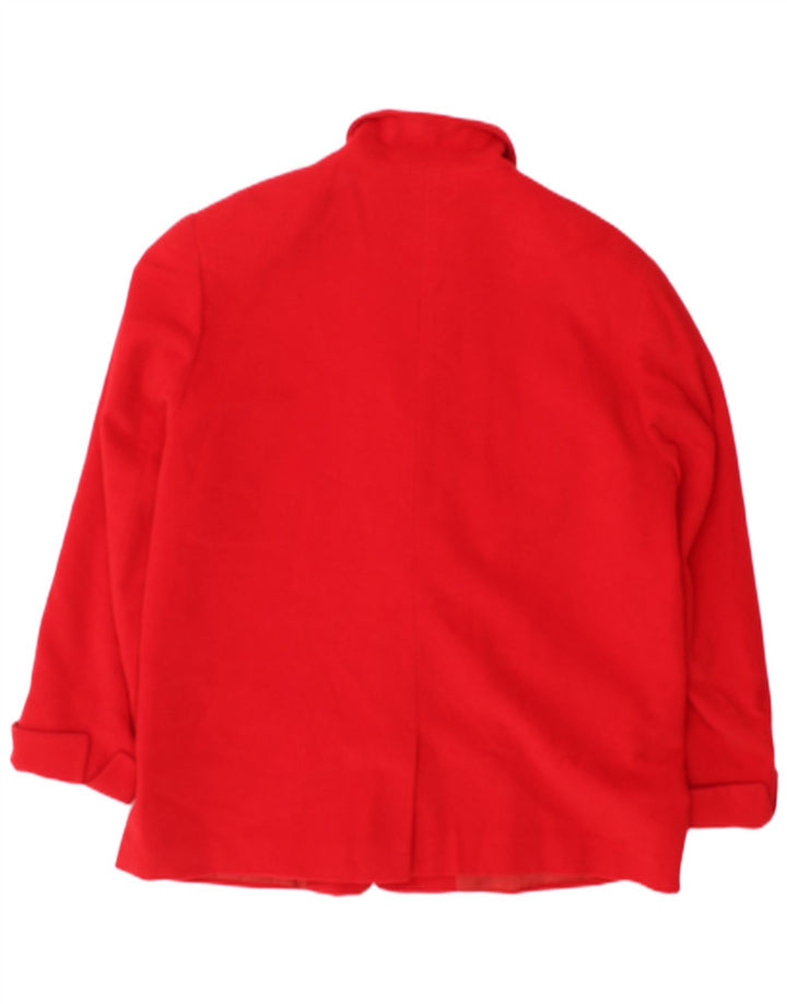 Bogner Chaqueta Blazer de 4 Botones para Mujer UK 40 XL Rojo