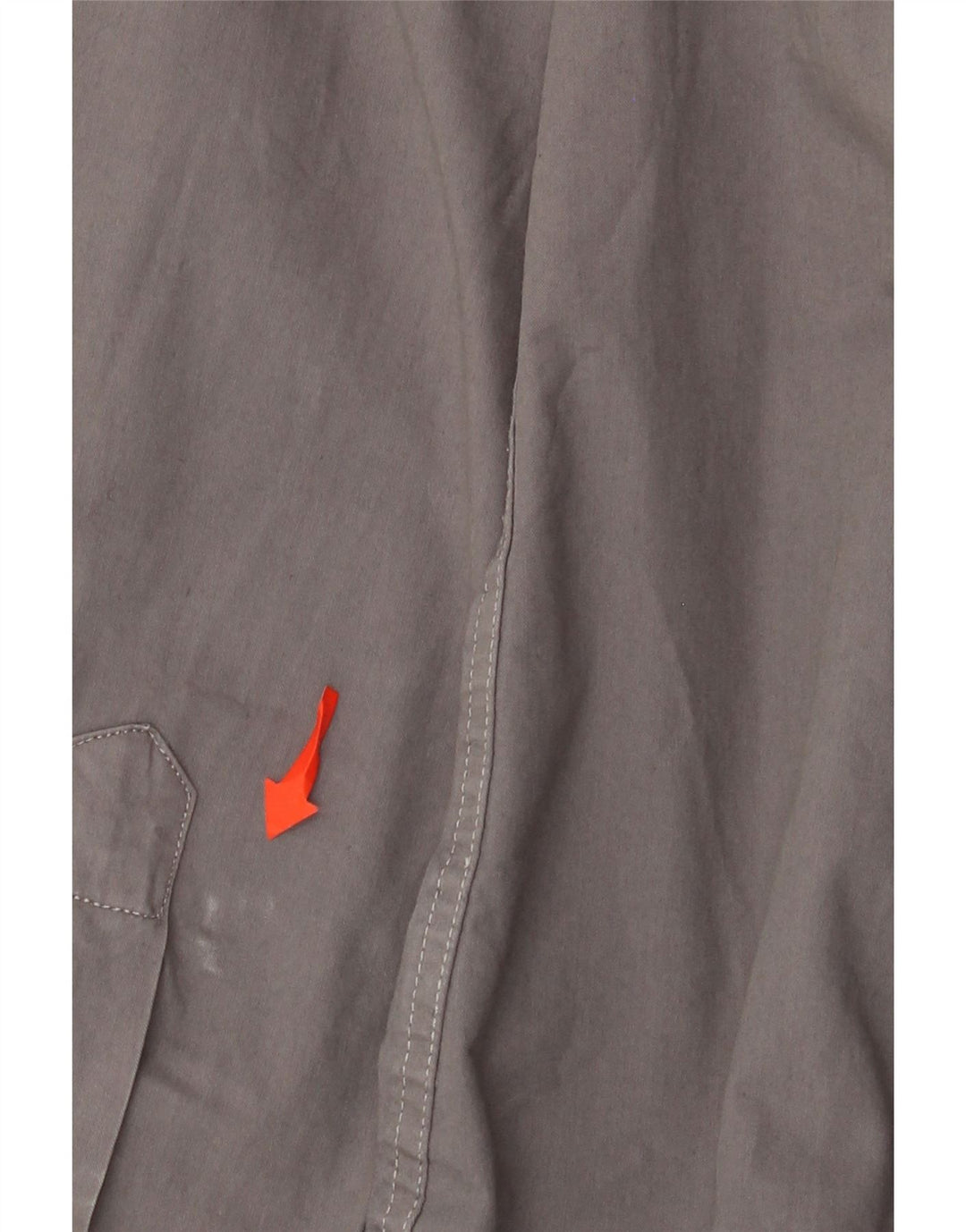 Marina Militare Camisa Hombre Algodón Gris Medio