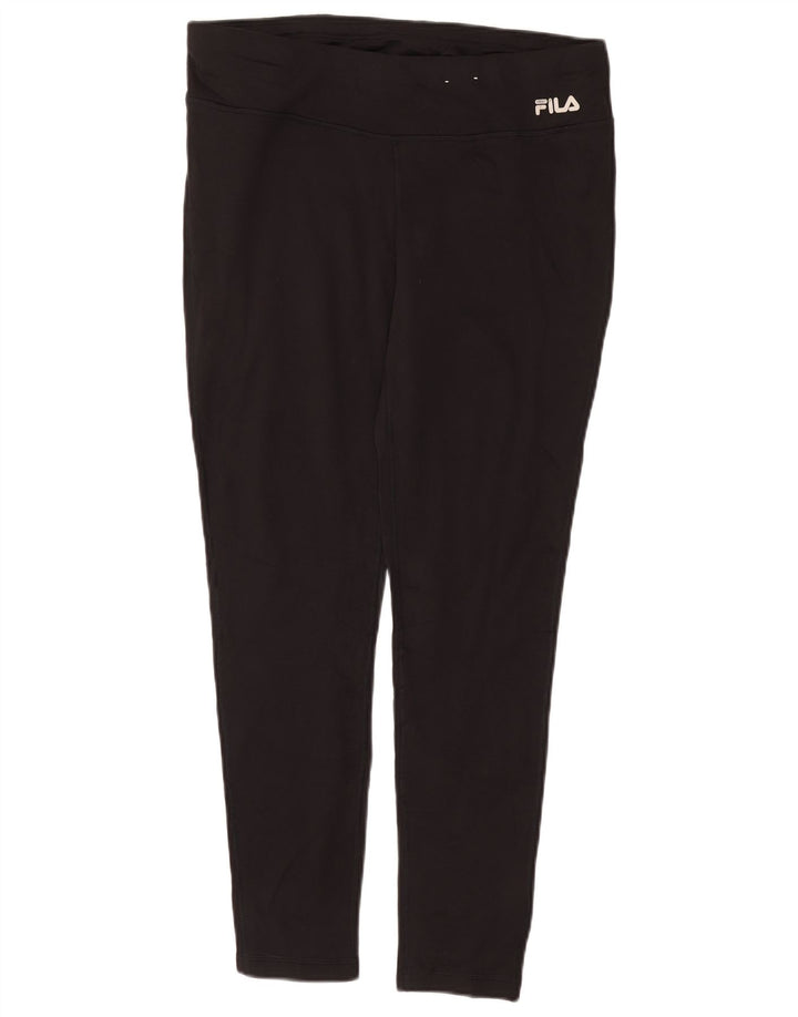 Fila Leggings para mujer ES 40 XL Poliéster negro