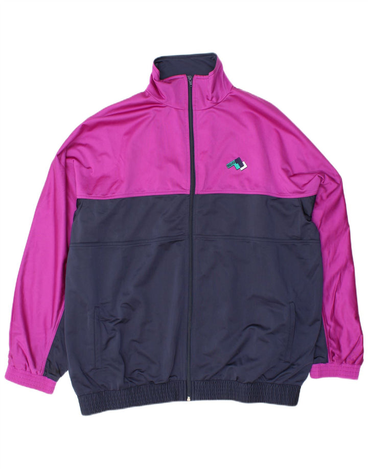 BRUGI Chaqueta de chándal para hombre XL Azul marino Colorblock Poliéster