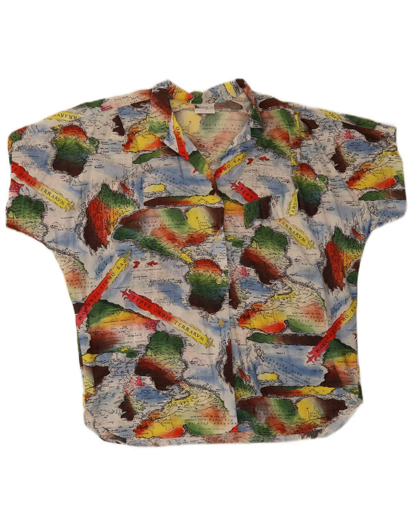 Hammerle Camisa con estampado abstracto para mujer IT 46 Large Multicolor