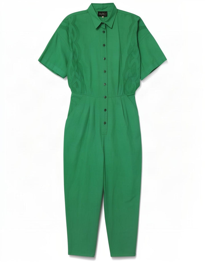 Mono De Pletrl Mujer Manga Corta IT 44 Verde Medio