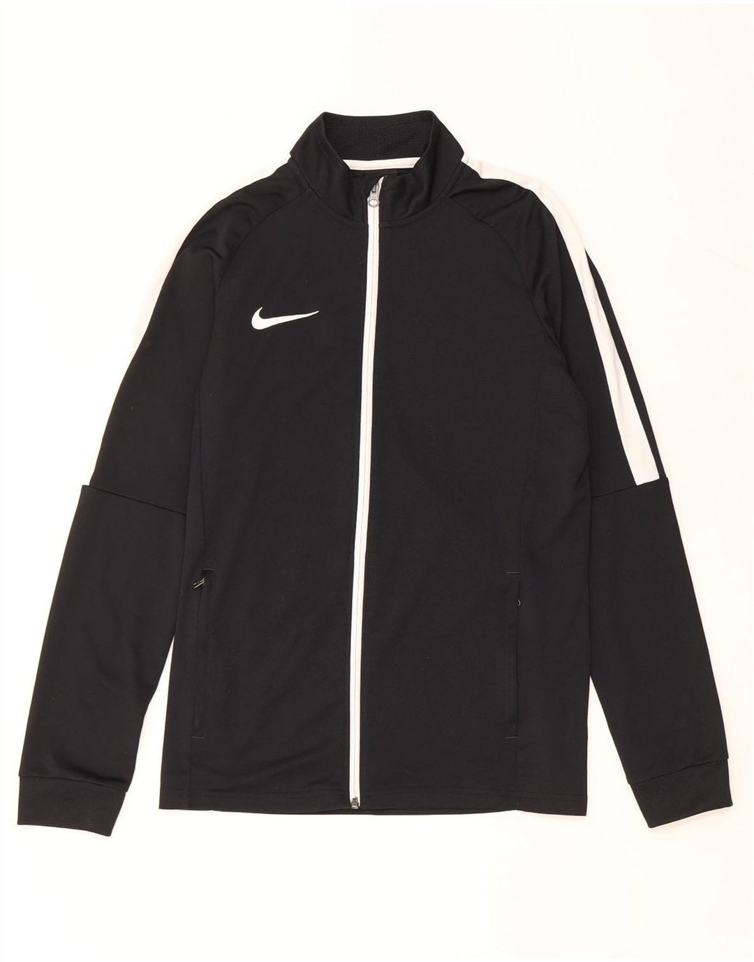 NIKE Hombre Chándal Top Jacket Medium Negro Colorblock Poliéster