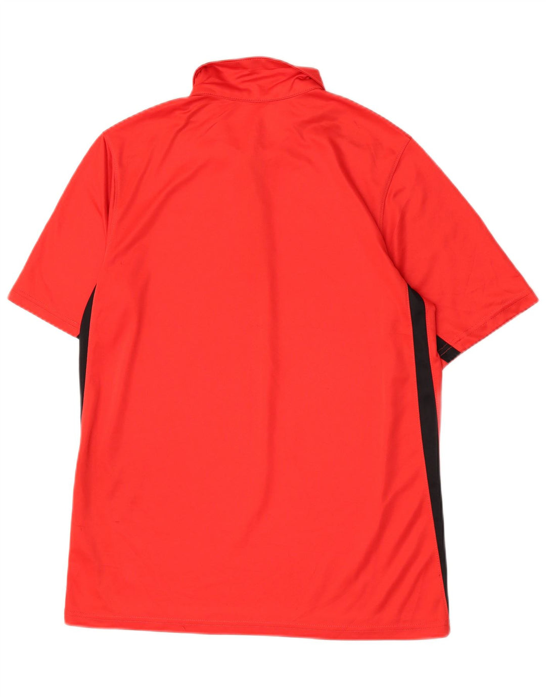Polo Nike Dri Fit Para Hombre Poliéster Color Block Rojo Medio