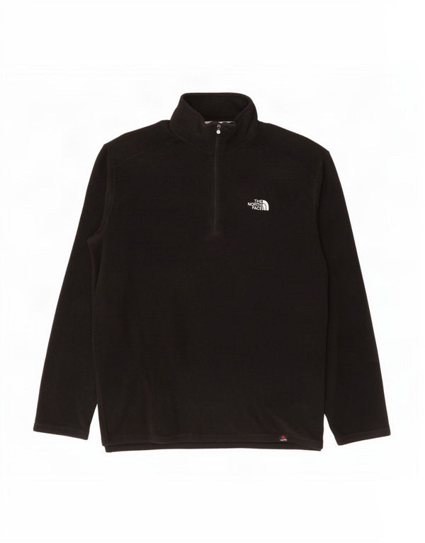 The North Face Jersey De Forro Polar Con Cremallera Y Cuello Para Hombre Poliéster Negro Mediano