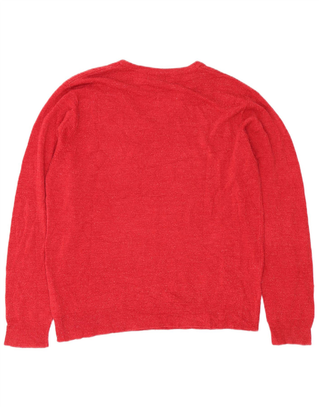 Marks & Spencer Suéter con Cuello en V para Hombre Acrílico Rojo Grande