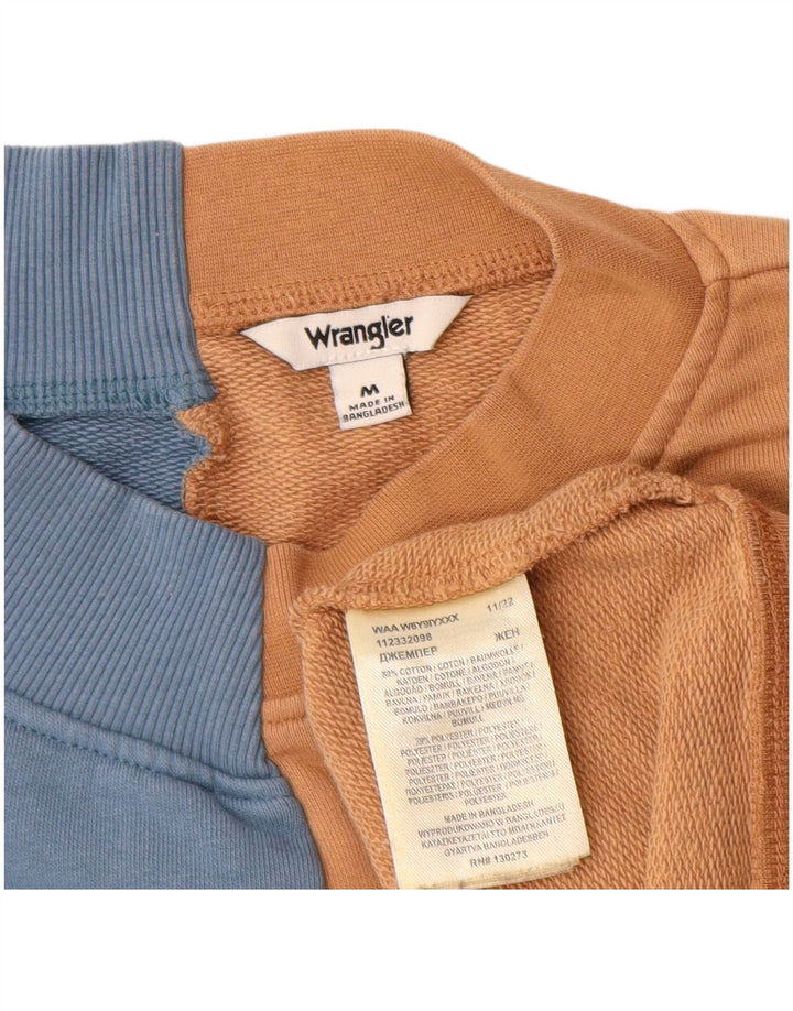 Wrangler Hombre Sudadera Con Estampado De Algodón Color Block Azul Medio
