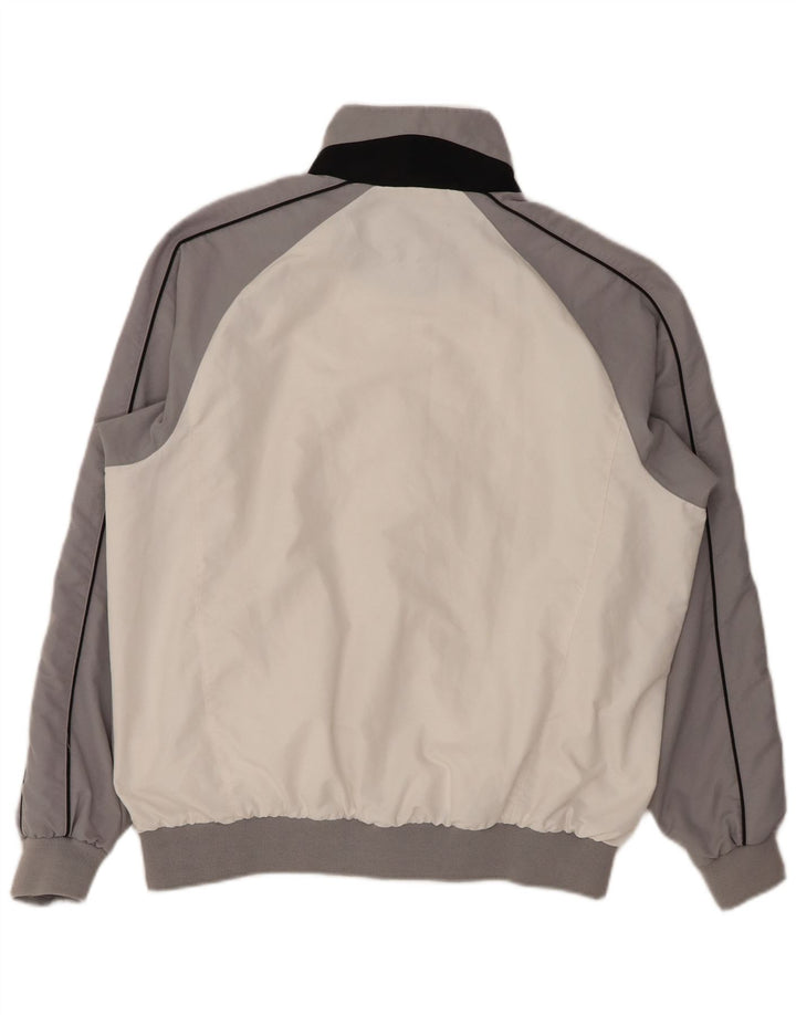 CHAMPION Chaqueta superior de chándal para hombre Poliéster con bloques de color blanco grande