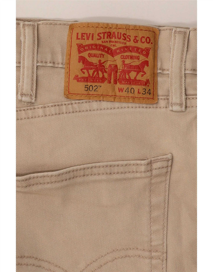Vaqueros Levi's 502 Tapered para hombre W40 L27 Beige