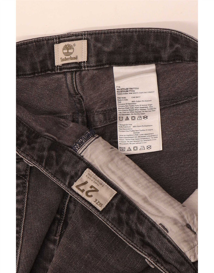 Timberland Vaqueros Slim Mujer W27 L27 Algodón Gris